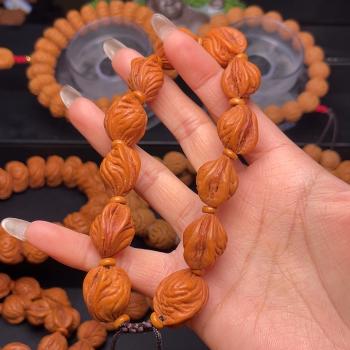 桃核手串生命手串（16号链接）