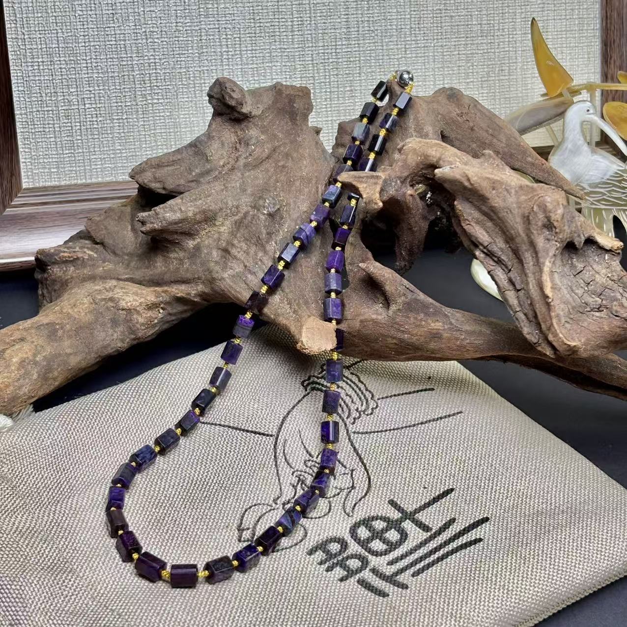 老四精选 帝王紫大方糖项链 多样性发其一