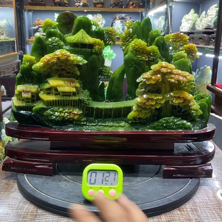 光***代玉家居摆件玄关摆件
