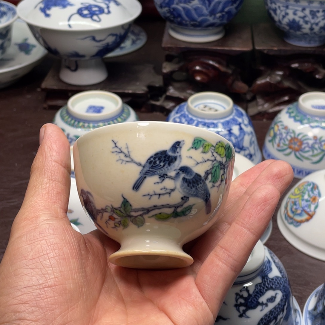 杯子陶景德镇陶瓷现代手工陶瓷茶具