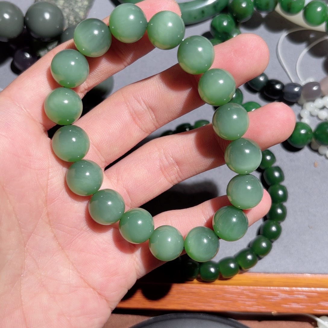 和田玉手链未镶嵌