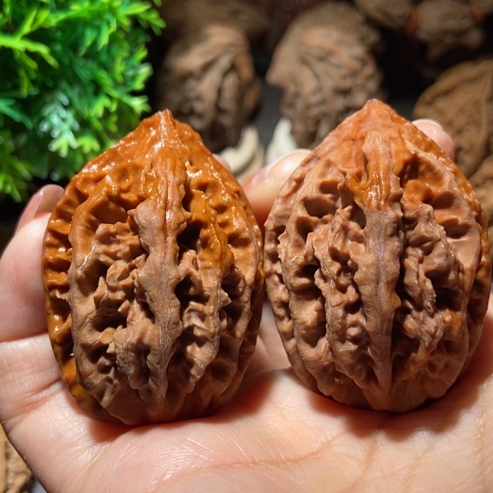 把件文玩核桃东北楸子小雪266