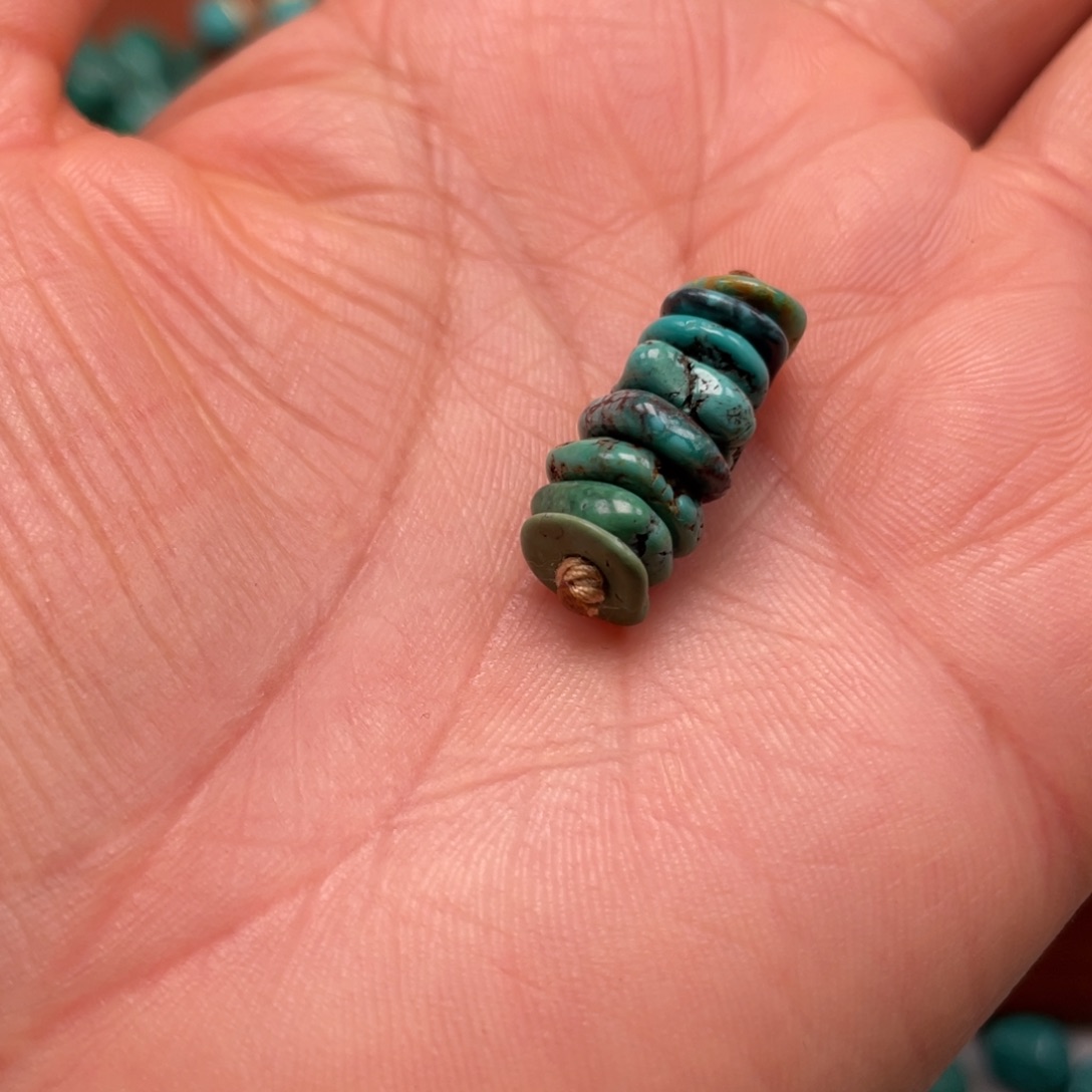 绿松石未镶嵌随型扣子