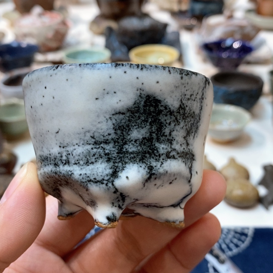 柴烧侘寂粗陶茶具