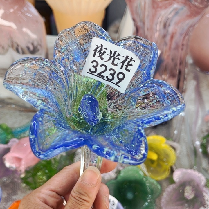 琉璃3239夜光 花瓶摆件