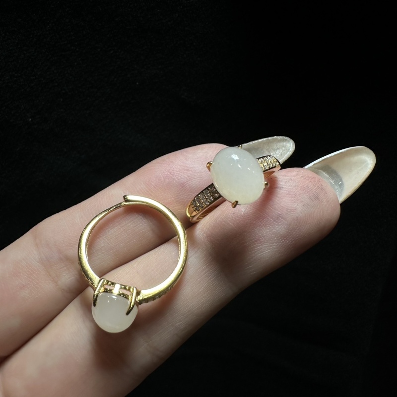 天然和田玉戒指多样性发一【多样性发其一】【多样性发其一】【多