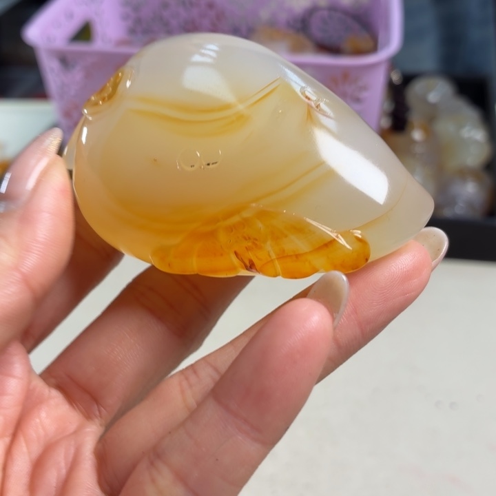 玛瑙/玉髓未镶嵌吊坠(不含链)