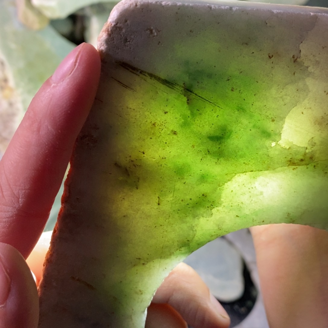 颈饰未镶嵌翡翠天然翡翠