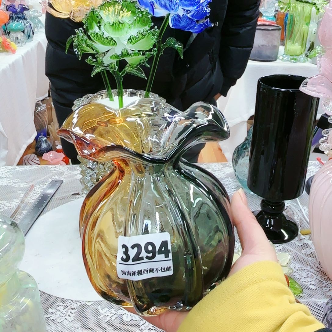 琉璃花瓶花器艺术品