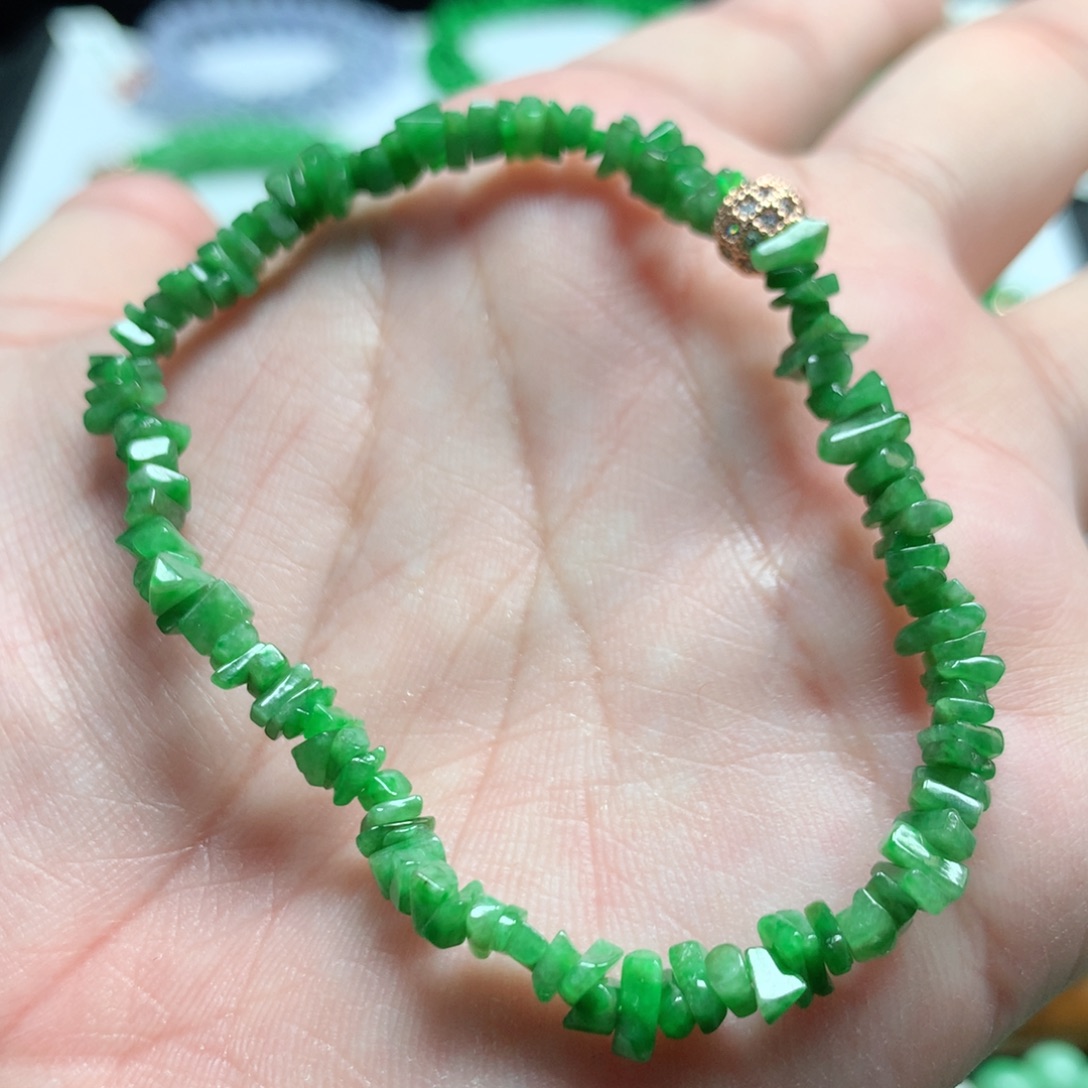翡翠未镶嵌手链翡翠