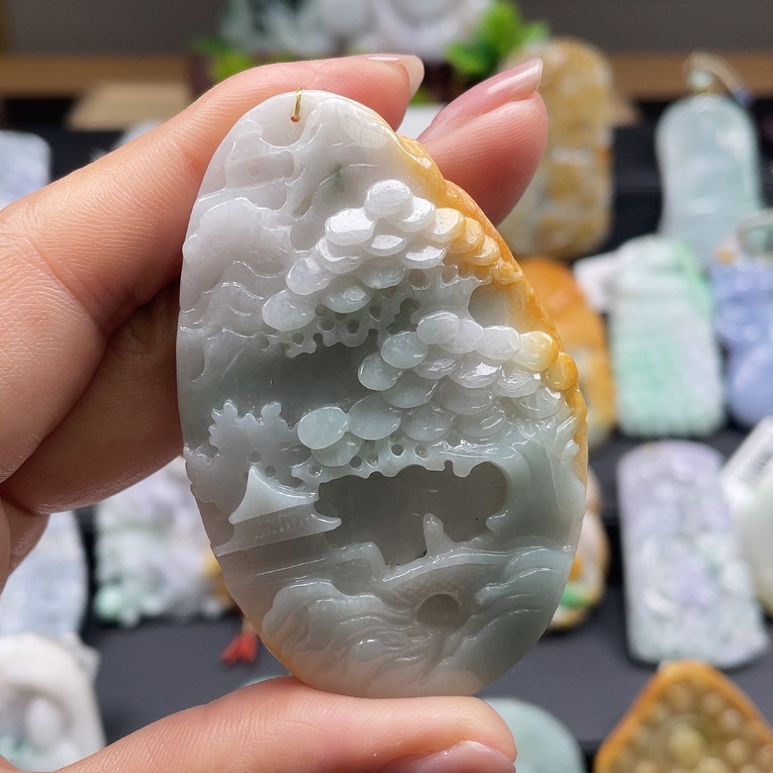 翡翠吊坠(不含链)未镶嵌