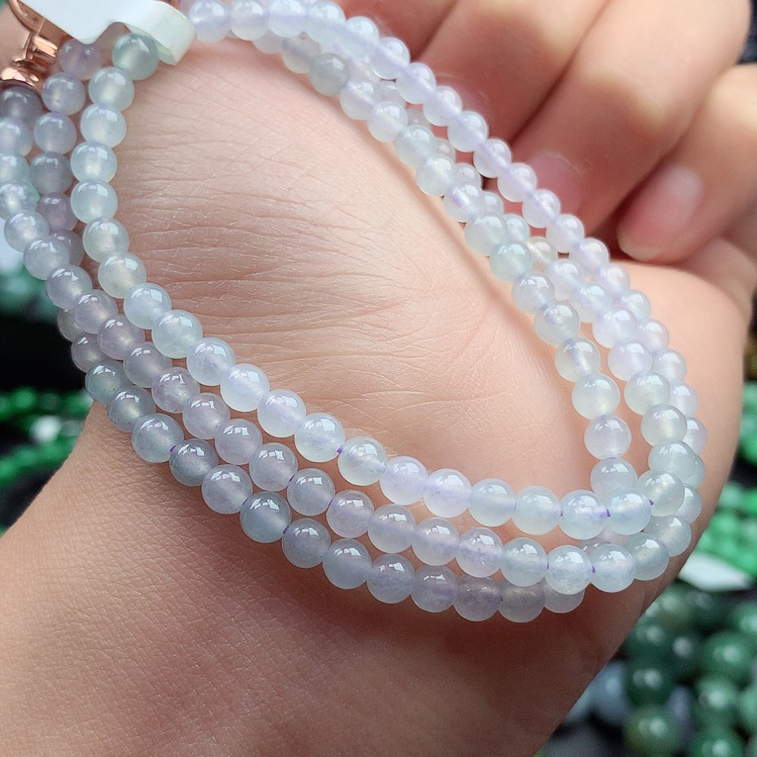 翡翠颈饰未镶嵌项链