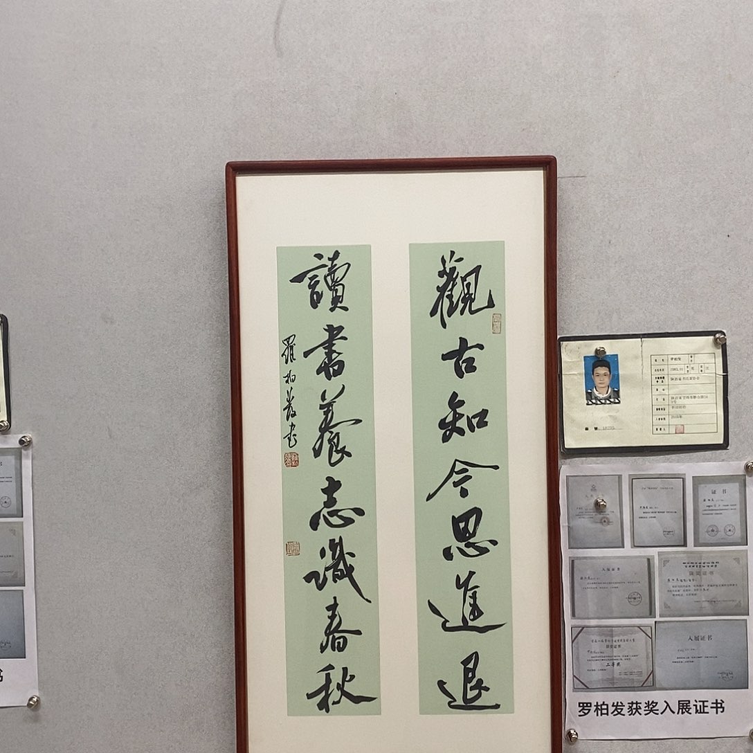 书法罗柏发书法观古