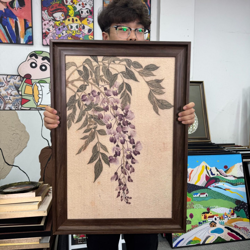 复古美学中式古典花卉装饰画客厅背景墙玄关艺术壁画5070挂画E049