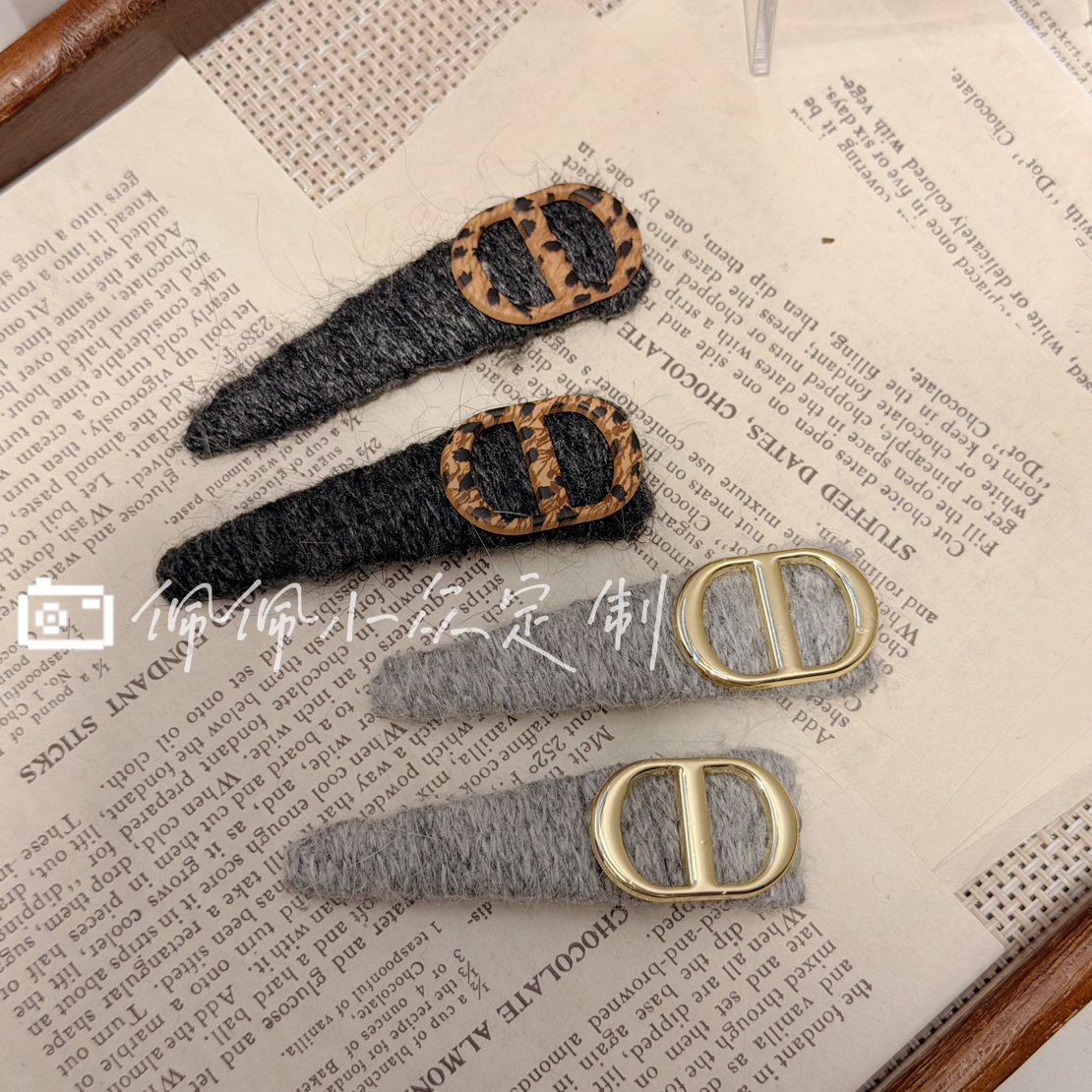 【PEI】cd/复古女简约发夹秋冬边夹头饰鸭嘴夹原创设计日韩