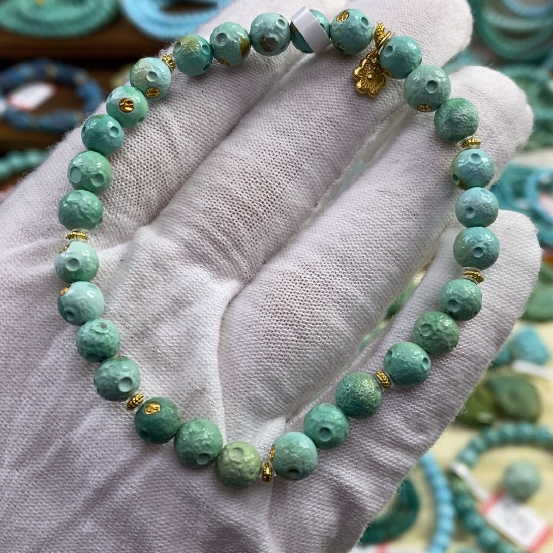 绿松石未镶嵌手串