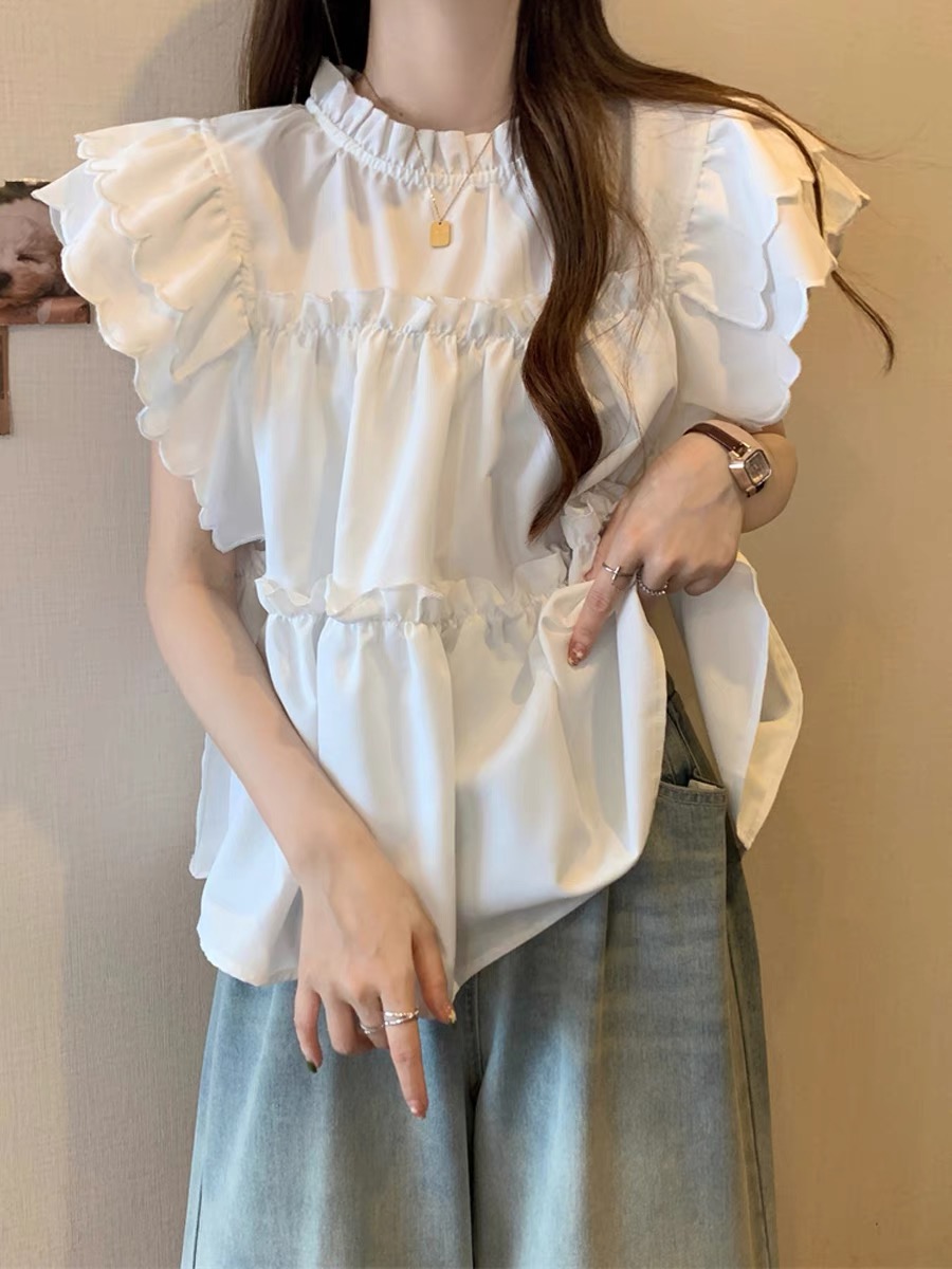 （101-200）气质设计感百搭小众上衣（默认瑕疵，以直播间为主）