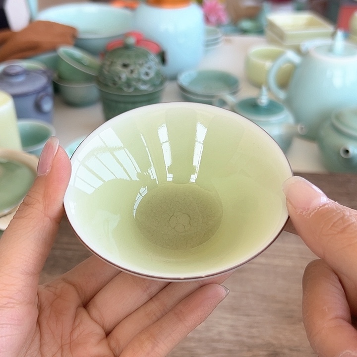 小米茶器龙泉青瓷