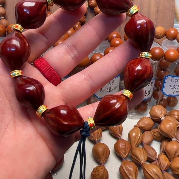 1***1橄榄核手串/手链2.1梅林紫皮