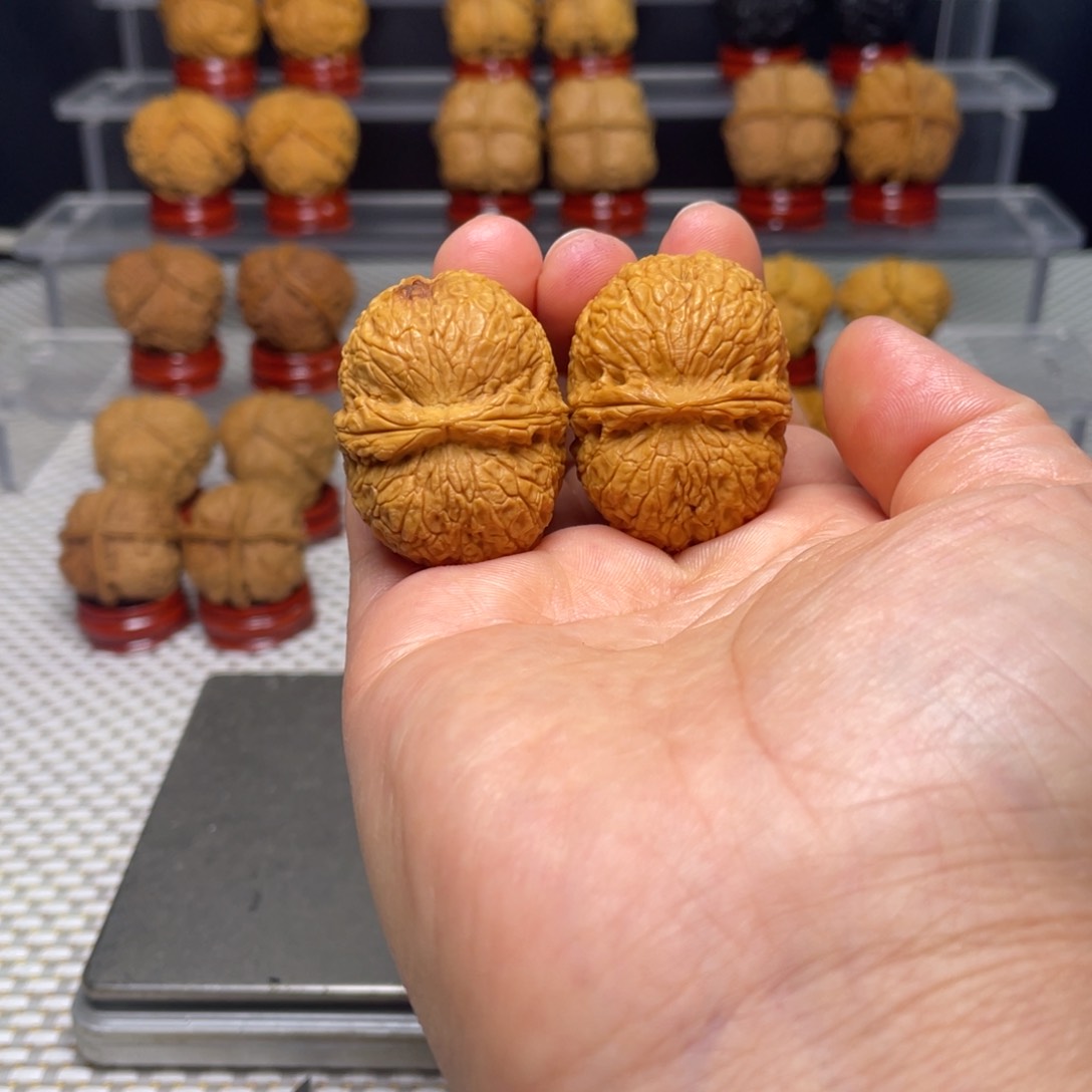 文玩核桃把件20花生元宝