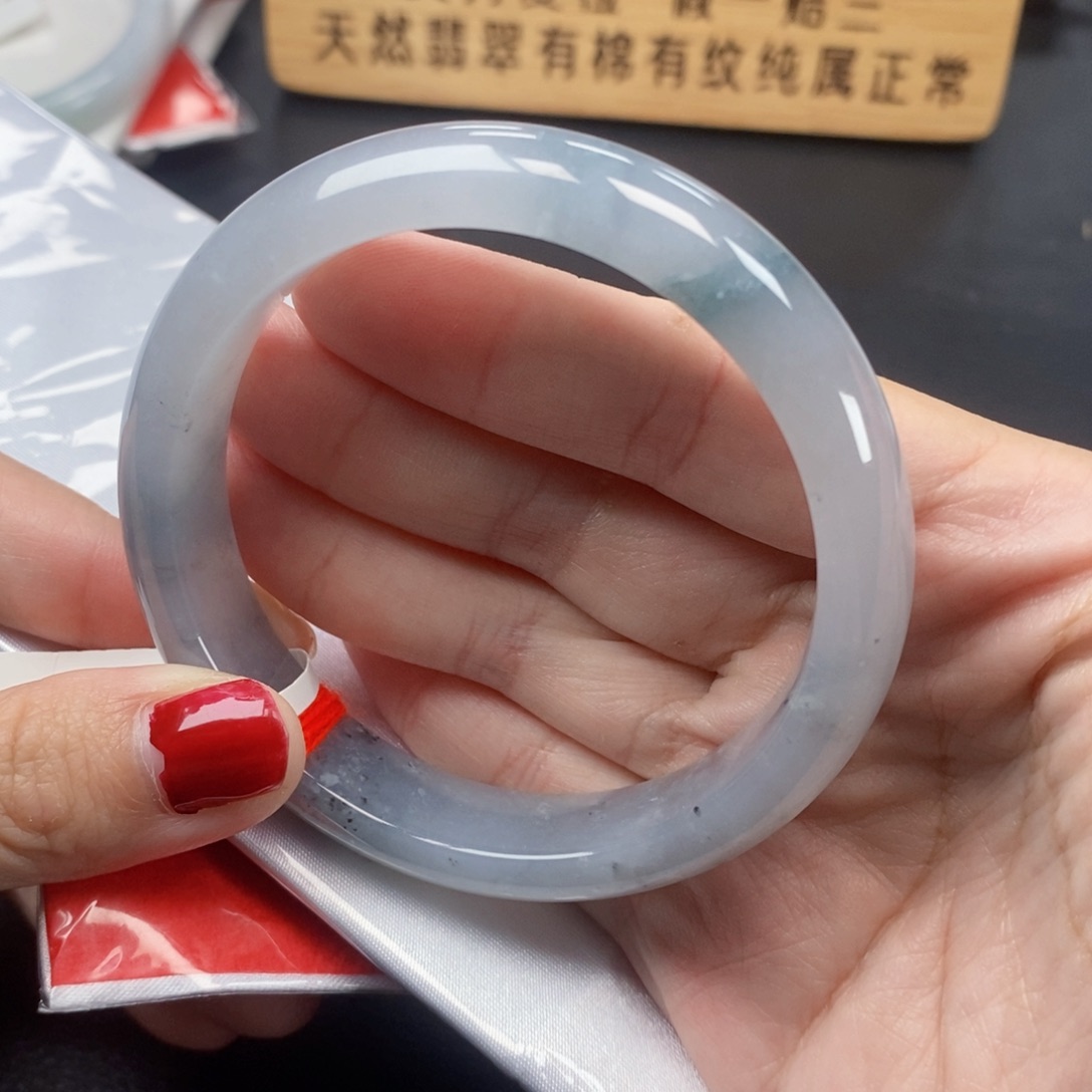【闪购商品】翡翠手镯未镶嵌57圈口001