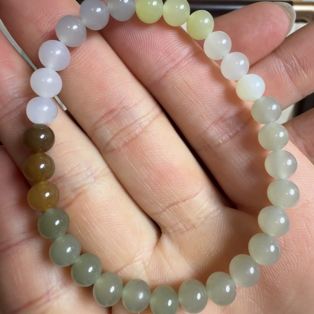 和田玉未镶嵌手串