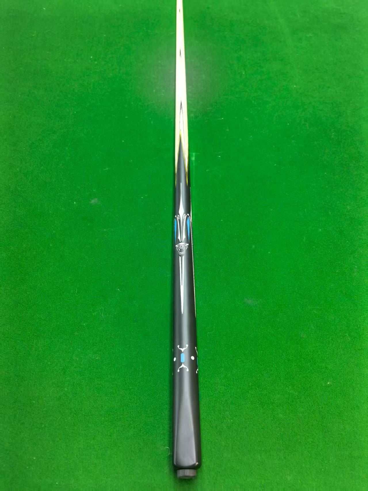 【精艺专属】蓝豹中式黑八专业小头台球杆