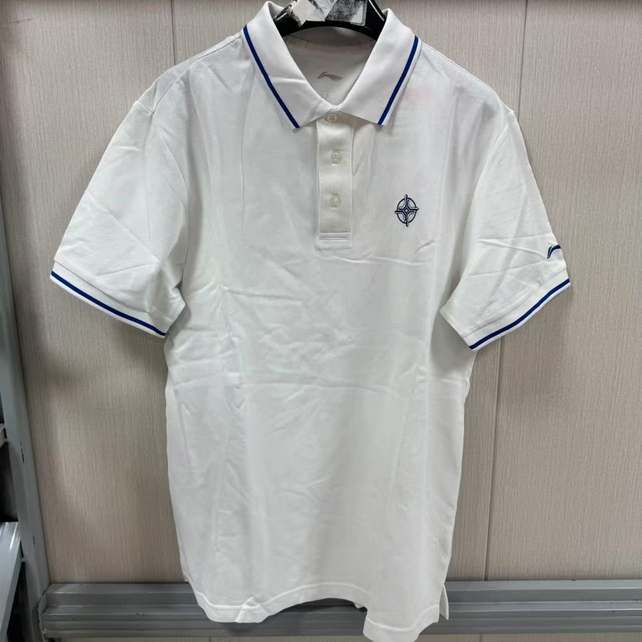 《B品以直播展示为准》李宁男子休闲短袖透气吸汗舒适百搭 APLN247