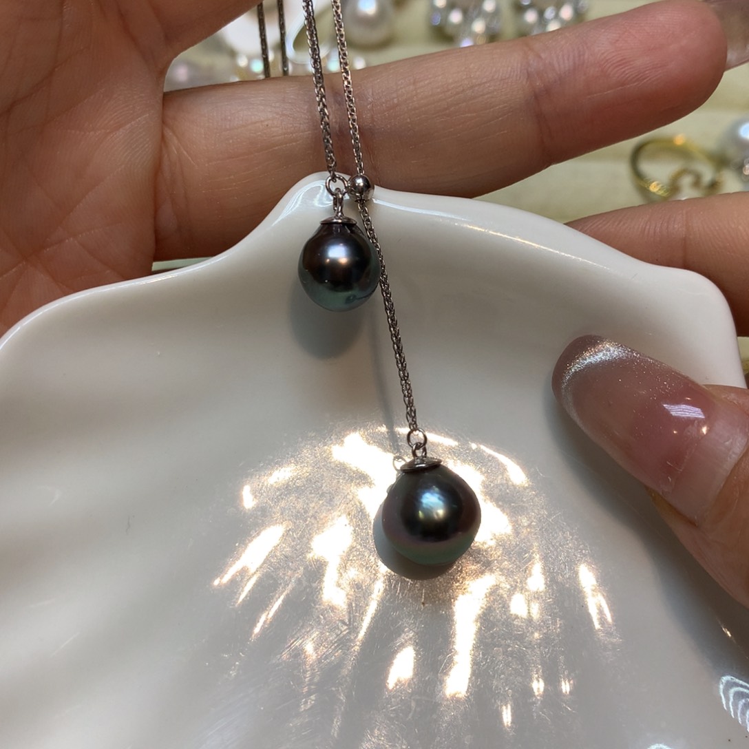 海水珍珠颈饰银S925镶嵌