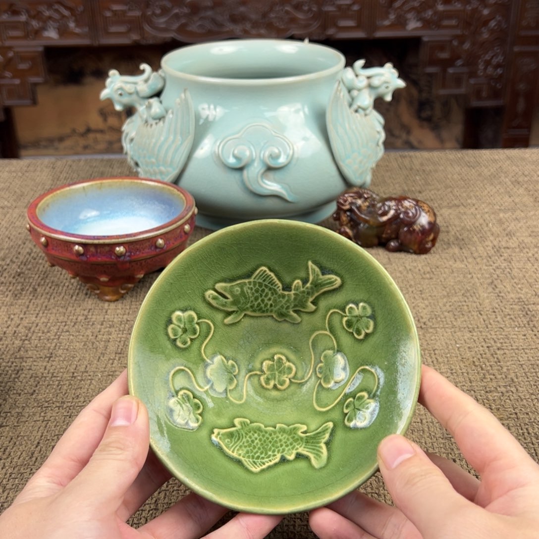 瓷片陶瓷艺术瓷器摆件