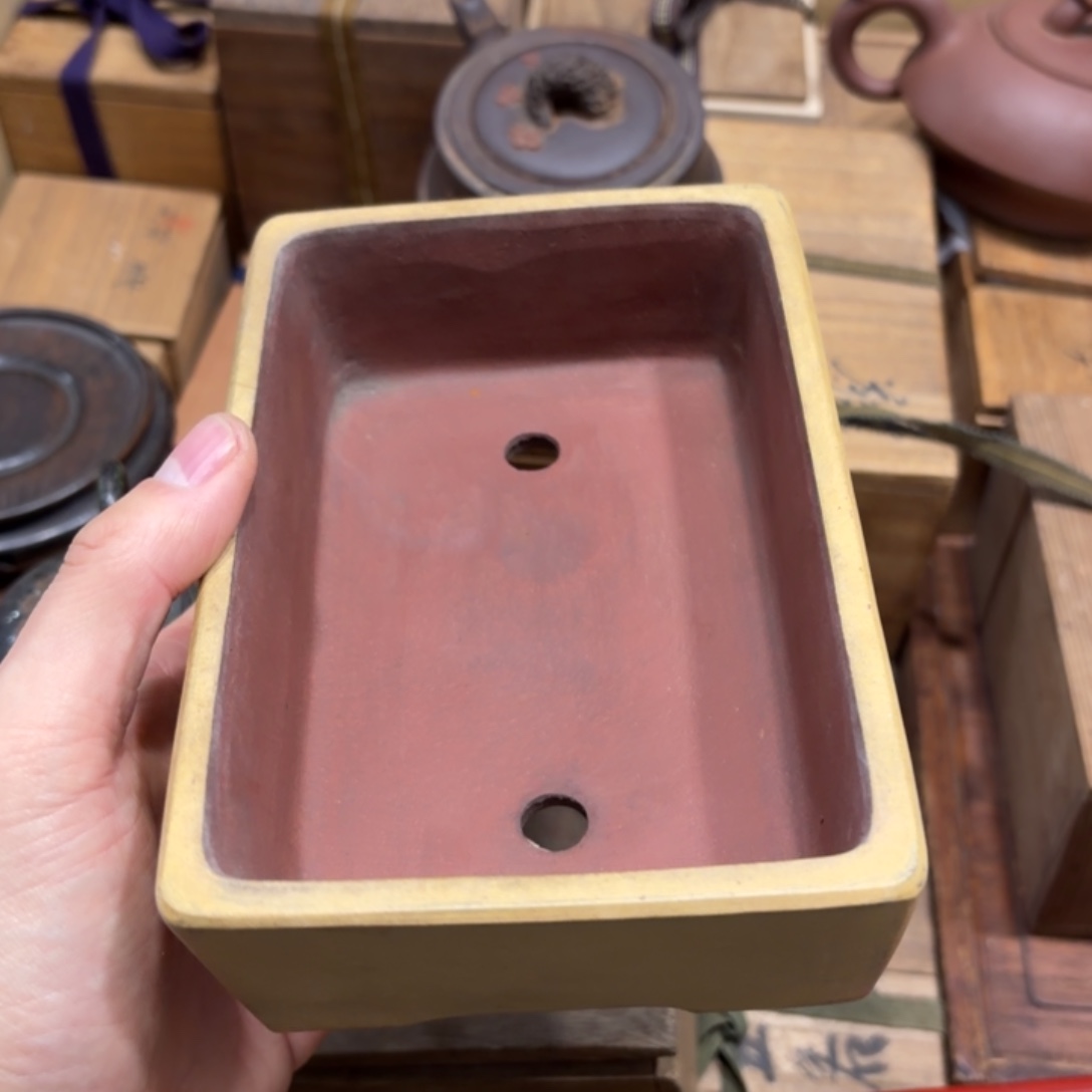 晴***笑花盆紫砂茶般若中古美术工艺品