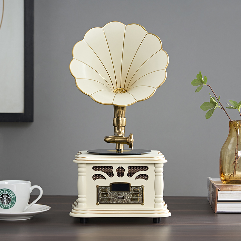 复古迷你留声机欧式中式蓝牙音响PG