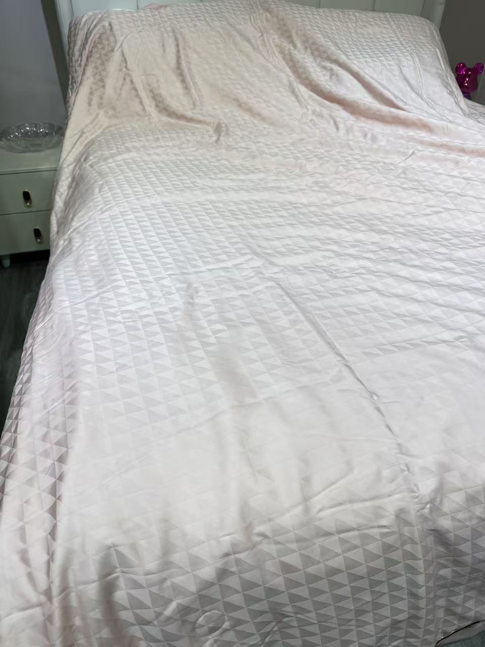 菱形格提花天丝夏凉被200x230cm