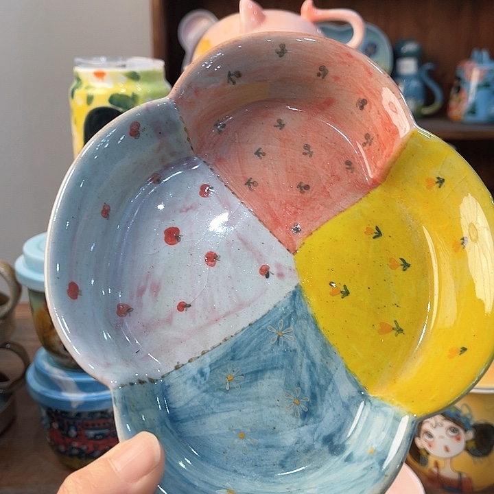 陶景德镇釉下手绘陶瓷 