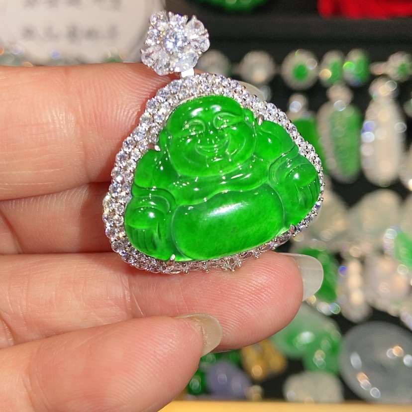 【闪购商品】颈饰未镶嵌翡翠天然翡翠