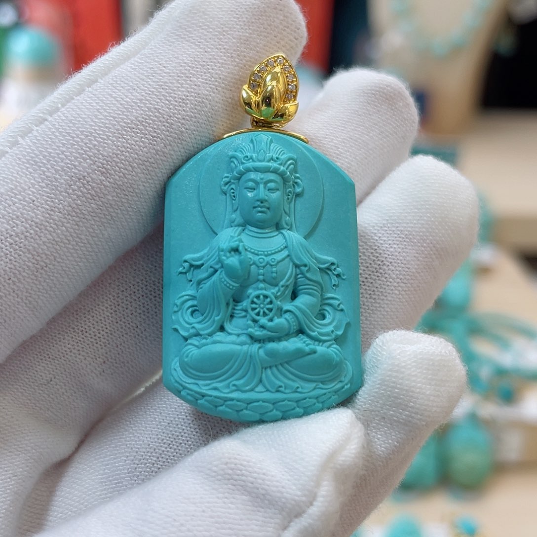 绿松石珠宝奇石未镶嵌
