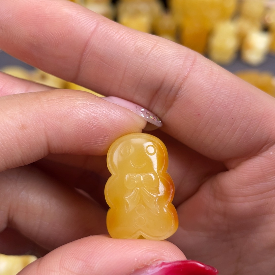 琥珀裸石未镶嵌蜜蜡