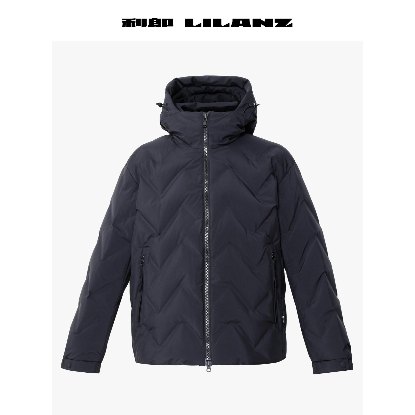 Lilanz/利郎羽绒短款茄克外套男款羽绒服冬季都市休闲(B5DRF024)