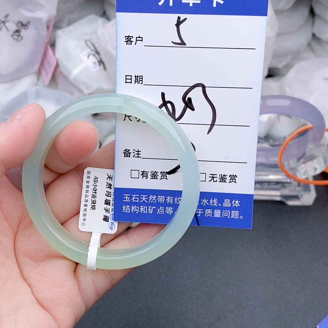 玛瑙/玉髓未镶嵌手镯微包容5
