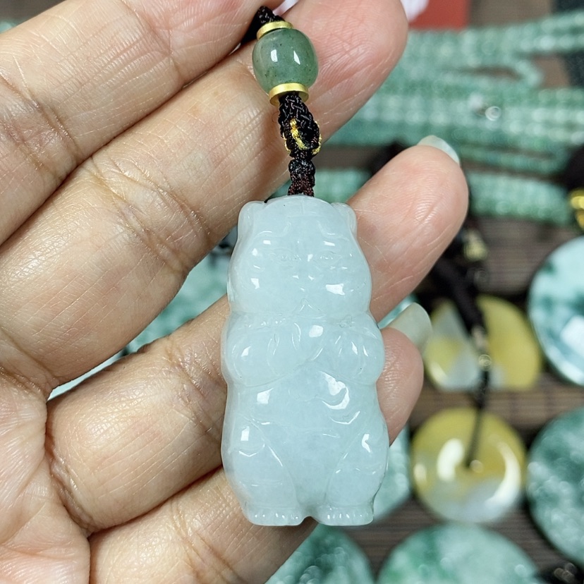 【闪购商品】翡翠颈饰未镶嵌玉吊坠翡翠玉老虎