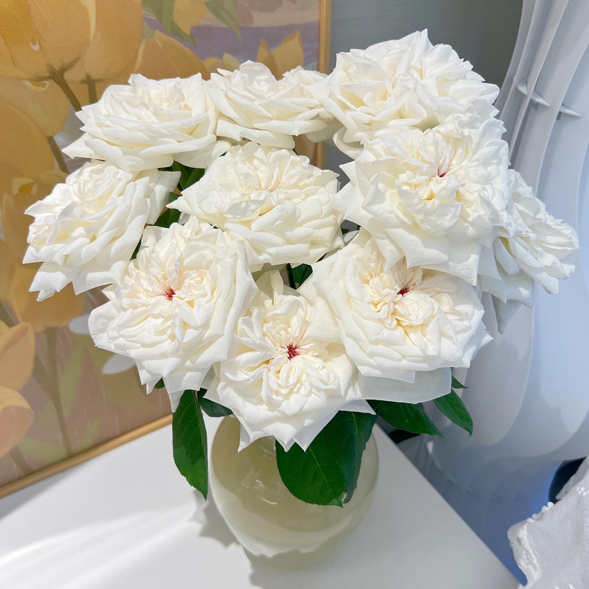 【白荔枝10支】全场鲜花任意两单送配草、三单送花瓶