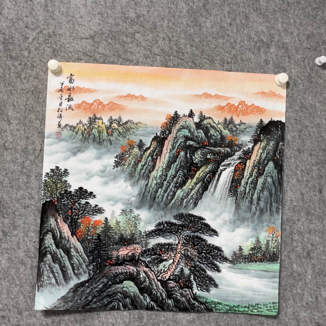 国画四尺斗方一幅