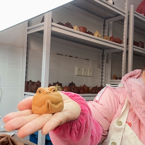 段泥金蟾茶宠茶宠