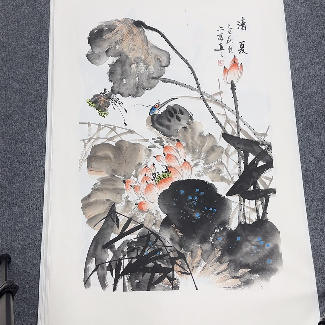 国画68*45纯手绘刘亦凌