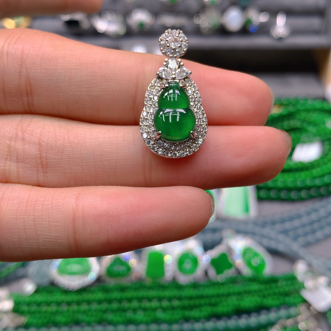 翡翠戒指未镶嵌天然翡翠