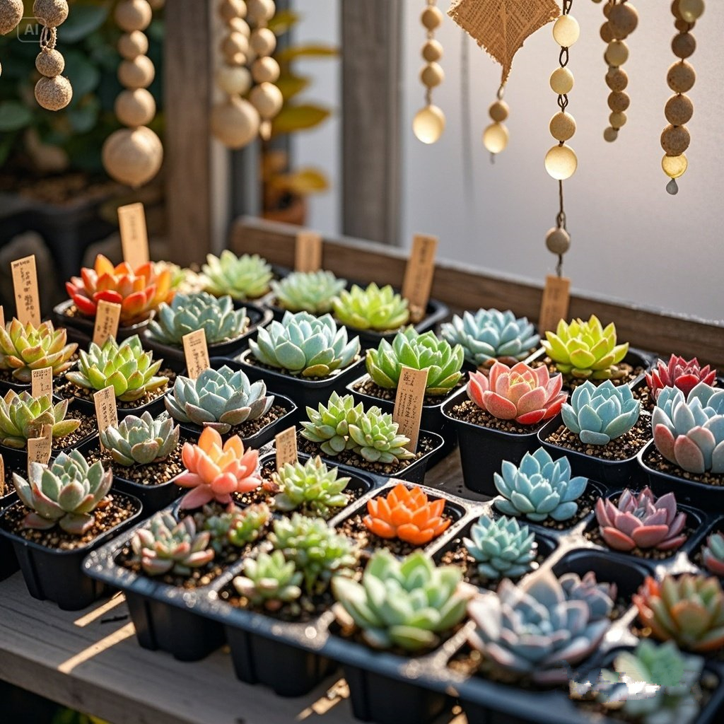 花巡抚园艺云南3cm小苗多肉植物批发基地一箱肉肉绿植组合拼盆