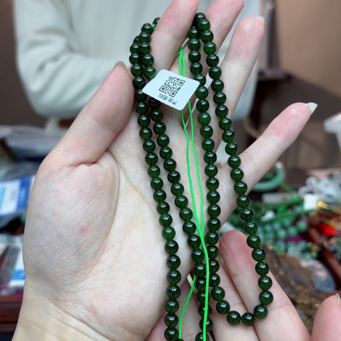 和田玉手串未镶嵌