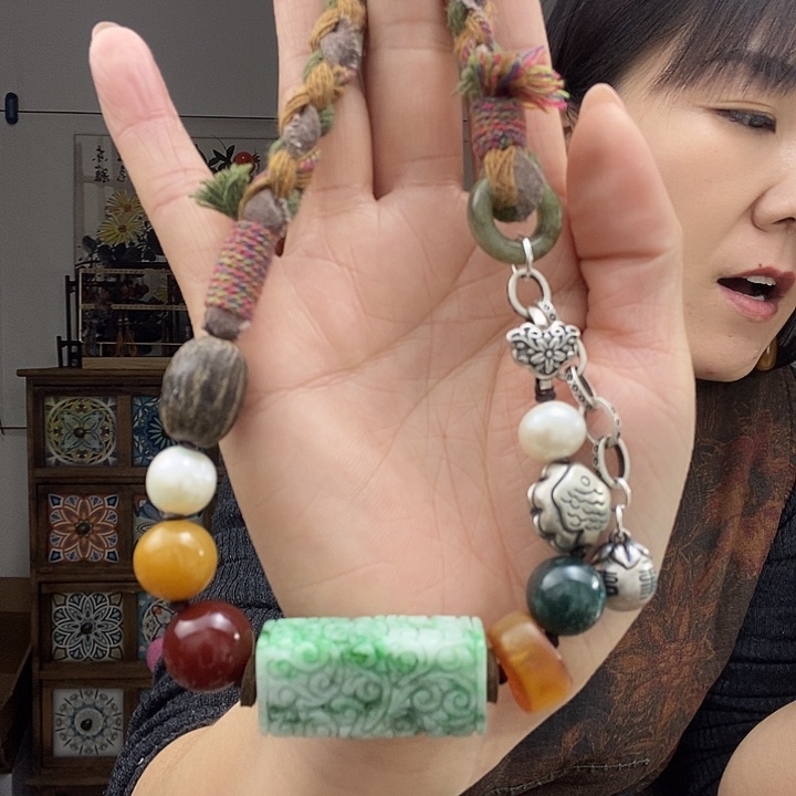 翡翠项链未镶嵌项链