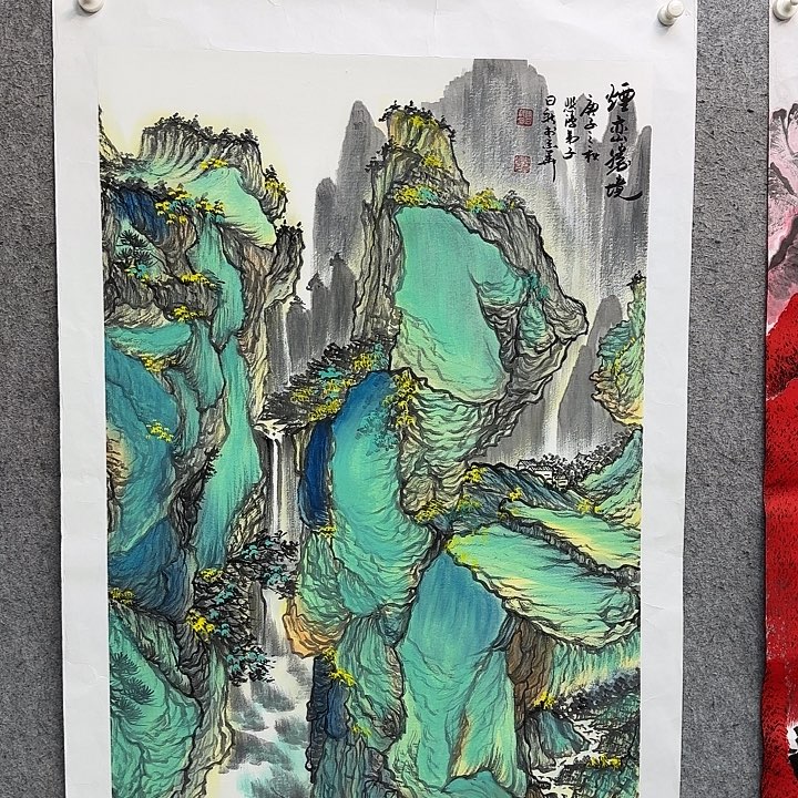 书法作品多次参加