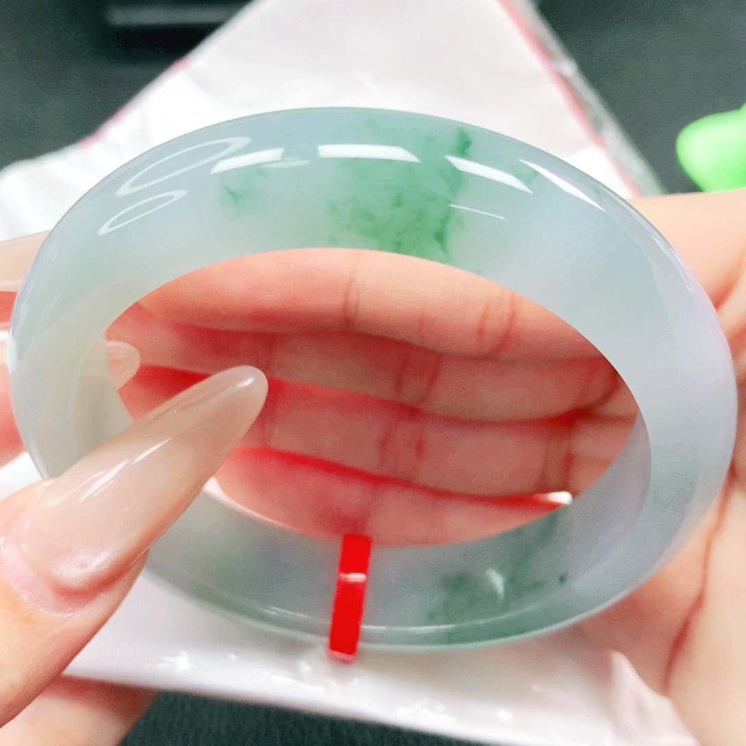 翡翠未镶嵌手镯58